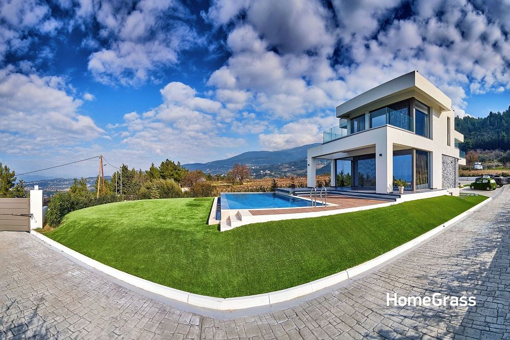 Συνθετικός Χλοοτάπητας Πάτρα - Τοποθέτηση σε Κήπο - HomeGrass